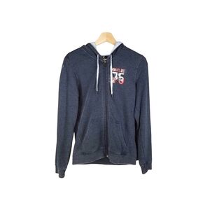 Oakley Navy Blue Hoodie Lightweight Sweatshirt Style Zip Jacket Size S